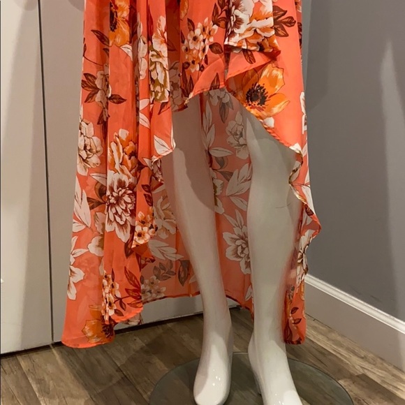 Eliza J Floral High-low Dress - Women's Size 0 - Picture 7 of 11